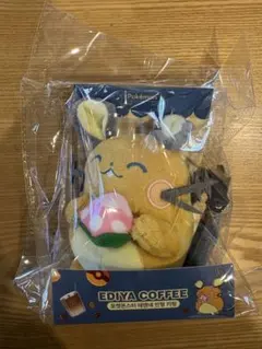 ポケモン EDIYA COFFEE ぬいぐるみ キーホルダー デデンネおまけ付き