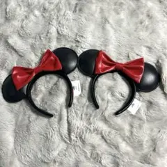 ディズニー公式　ミニーマウス カチューシャ　ドット