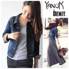 YANUK ヤヌーク DENIT デニット Gジャン VID インディゴ S