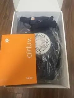 poled airluv. エアラブドーナツ ベビーカーシートドット柄ネイビー