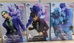 一番くじ　ジョジョの奇妙な冒険　A賞、B賞、C賞フィギュアセット+おまけあり