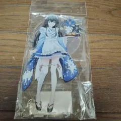 青いドレスのアクリルスタンド