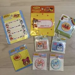 アンパンマン ドキンちゃん　コキンちゃん　ワッペン　ネームラベル　まとめ売り