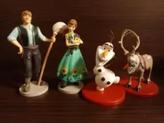 アナと雪の女王　フィギュア4点セット
