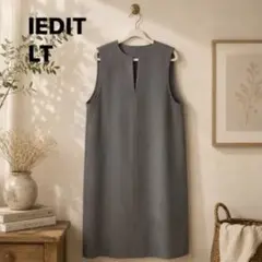 IEDIT ノースリーブベスト グレー LTのサムネイル