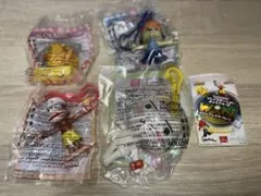 2001年　ハッピーセットのおもちゃ　PSキャラクターズ4体