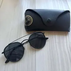 Ray-Ban ラウンド型サングラス ブラック♡