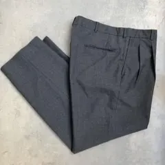 【USA製】JOHN ALEXANDER 2タック ワイドスラックス グレーのサムネイル