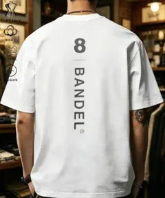 BANDEL バックロゴ Tシャツ ホワイト　 XXLサイズのサムネイル