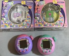 美品動作確認済たまごっちパラダイス ピンクランド ポーチ、ストラップ