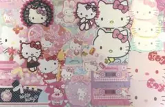 キティ　メモ帳　ダイカット　バラメモ　レター　サンリオ レトロ　ハローキティ