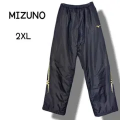mizuno　ミズノ　中綿　ジャージ　パンツ　ズボン　２XL　大きいサイズ　黒