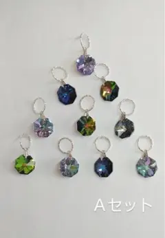 いろいろクリスタル　Aセット　クリスマスオーナメント