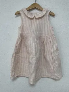 H&M ストライプ ノースリーブワンピース 110cm