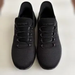 SKECHERS SLIP-INS スニーカー ブラック　ワイド幅のサムネイル