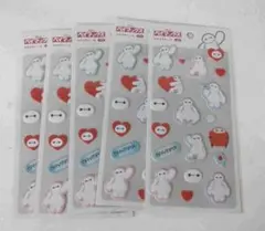 ベイマックス ふわふわシール　5点セット