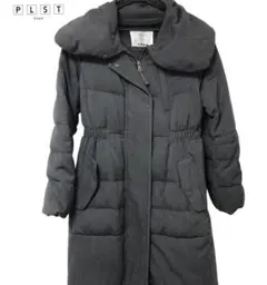 PLST プラステ ロングダウンコート ビッグショールカラー VERY掲載