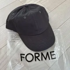 FORME ダークグレー キャップ F