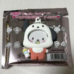 サンリオキャラクターズ　フォトバッジ付きマスコット　ポチャッコ