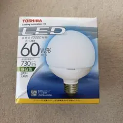 TOSHIBA LED電球 ボール電球形 60W形相当 昼白色