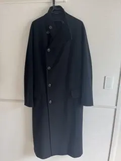 yohji yamamoto pour homme 黒 デザインコートのサムネイル