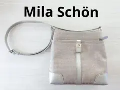 Mila Schön　ショルダーバッグ　千鳥格子　シャンパンゴールドのサムネイル
