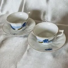 90年前の極美品 手描き 名品】光陽陶器 ビンテージ カップ&ソーサー