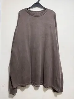 アンセルム ダメージ加工 ロングスリーブTシャツ グレー - メルカリ