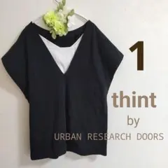 thint 2WAYカットベスト Vネック ラウンドネック