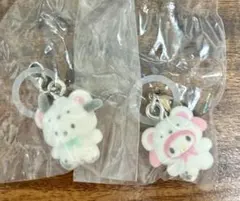 サンリオ めじるしアクセサリー ふわふわスノー ポチャッコ　マイメロ