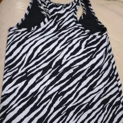 ジムウェア　ゼブラ柄 タンクトップ