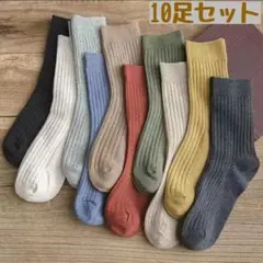 レディースソックス 靴下 10足セットまとめ売り無地 オールシーズン 男女用