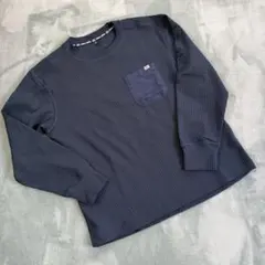 【美品】ワークマン　サーマルストレッチワッフル 長袖クルーネック　150