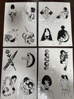 アートシール タトゥーシール 新品 16種類 tattoo フェイク ステッカー