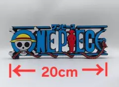 即発送★ONE PIECE立体ロゴフィギュア★20cm