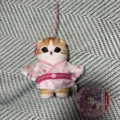 mofusand 桜満開 マスコット キーホルダー