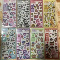 【正規品】平成はっぴーフォンステッカー サンリオ モンチッチ 8シート