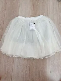 PAIR MANON ホワイト チュールスカート 140のサムネイル