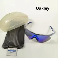 Oakley レーザーブレード サングラス クリアフレーム ブルーミラー 