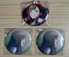 白石杏 グリッター缶バッジ 43b 44b