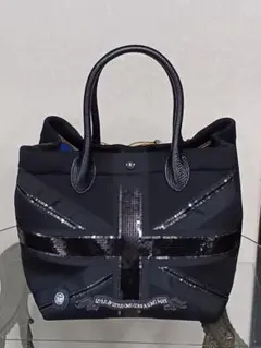 A.D.M.J ユニオンジャック スパンコール トートバッグのサムネイル