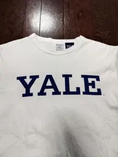 Champion　YALE T1011 ロンT　長袖　L　白　USA製