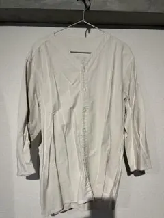 【美品】kinema full open sleeping shirt サイズL kinema】full open sleeping shirt