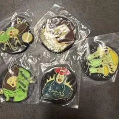 一番くじ　こびとづかん　H賞　蓄光ラバーコースター　5種セット