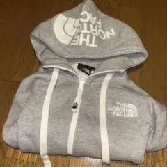 THE NORTH FACE ジップアップパーカー グレーS