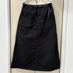グラミチ ベイカースカート 黒 M