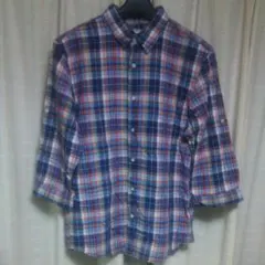 HARE 七分袖シャツ Sサイズ チェックシャツ アメカジ カジュアル ハレ 服