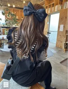 GRL ショルダーフリルバックリボンオールインワン[dh1241]のサムネイル