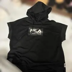 FILA 반팔 파커 블랙