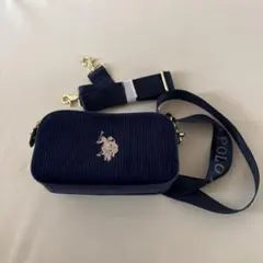 US POLO ASSN. ネイビーショルダーバッグ